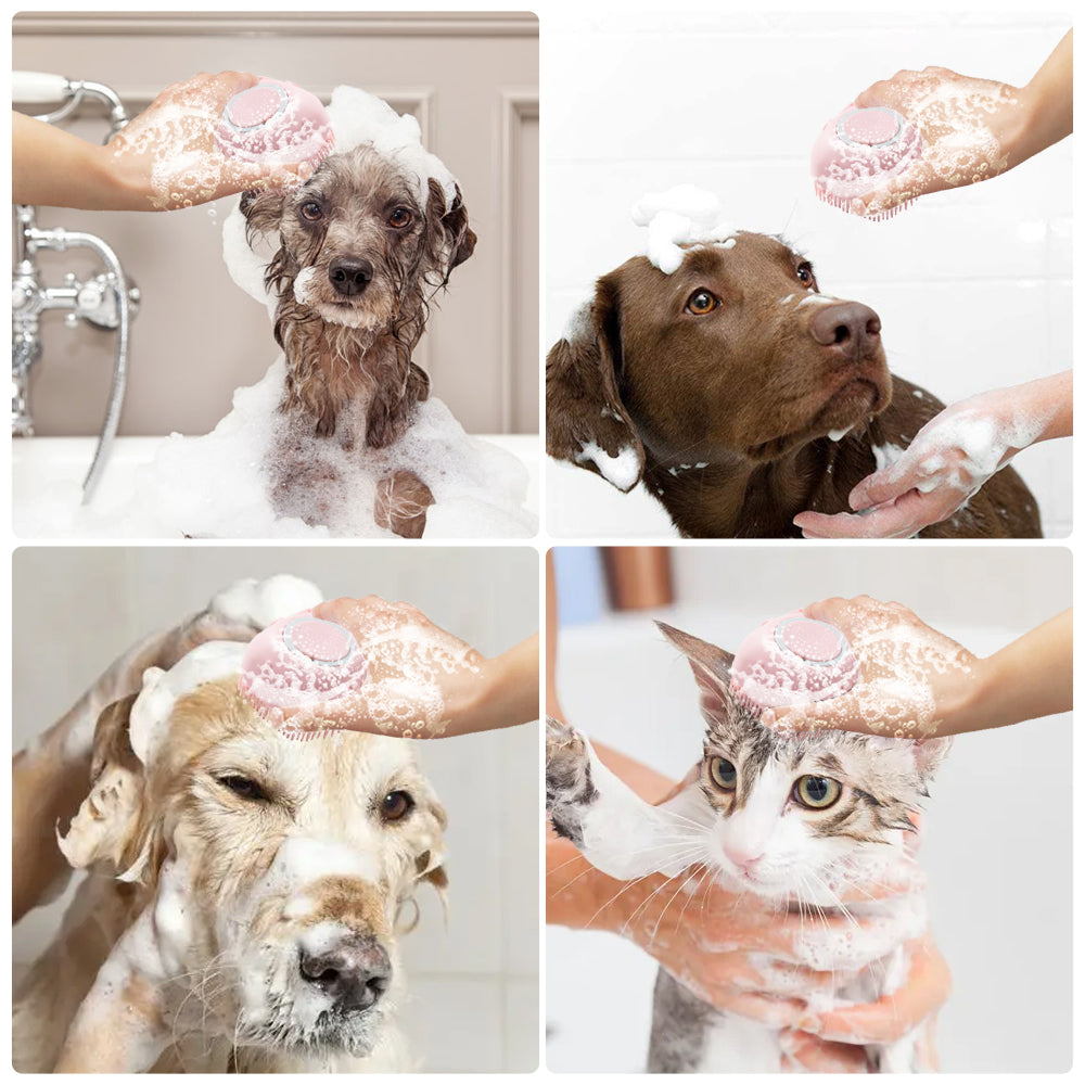 Soft Silicone Dog Massage Brush